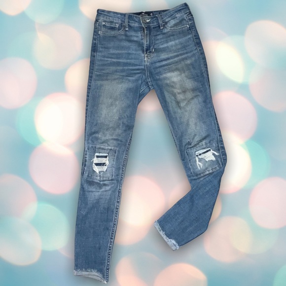 Hollister Denim - Hollister Women’s Distressed High Rise Skinny Jeans Size 1